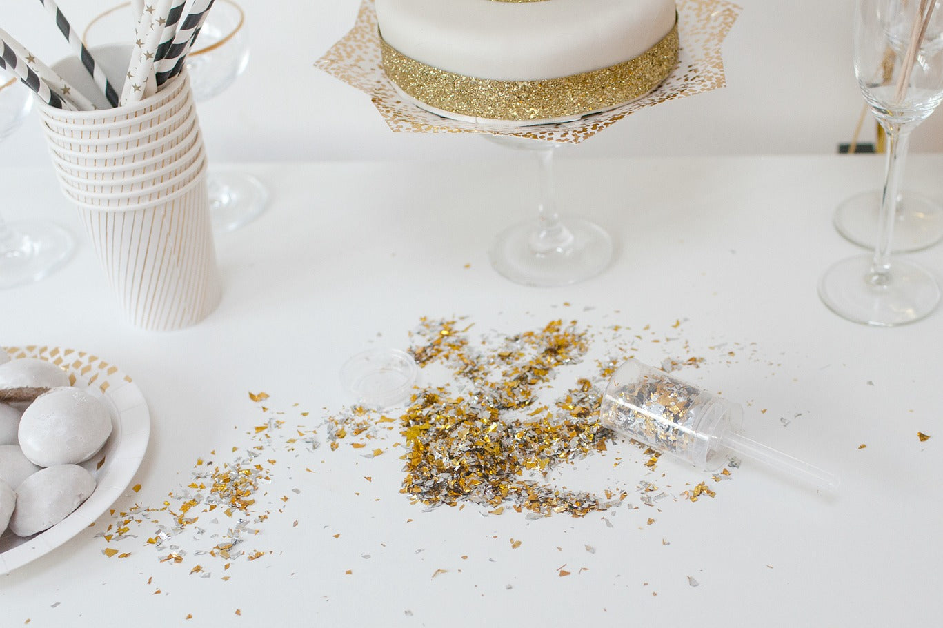 Glitter and Gold New Years Eve party