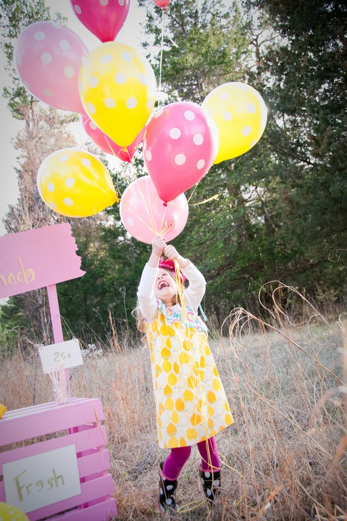 polka dot balloons
