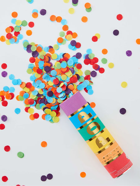 Best Kids Party Products Rainbow Confetti Cannon