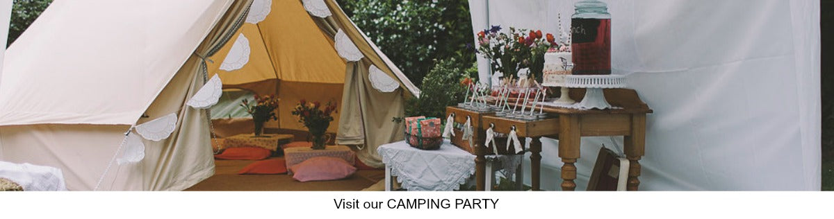 Camping Glamping Party Ideas