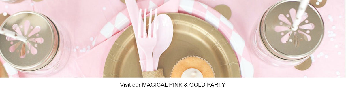 Pretty Pink and Gold Party Ideas