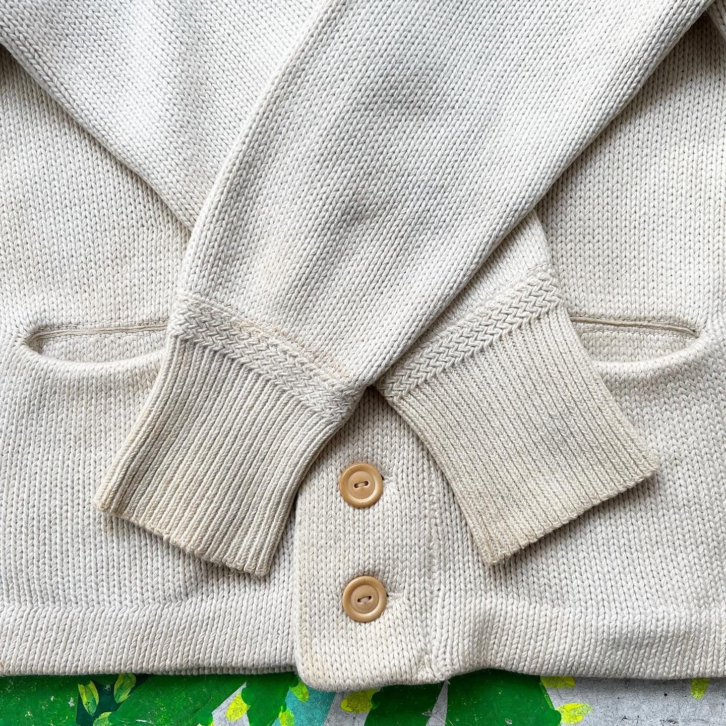 1920s Shawl Collar Knit Cardigan – VACATION SF