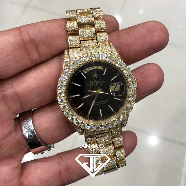 bust down gold rolex