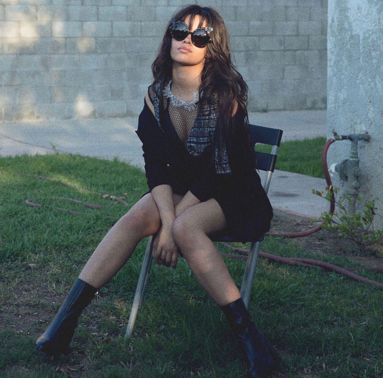 Camila Cabello wears REVE by RENE sunglasses for Flaunt Magazine