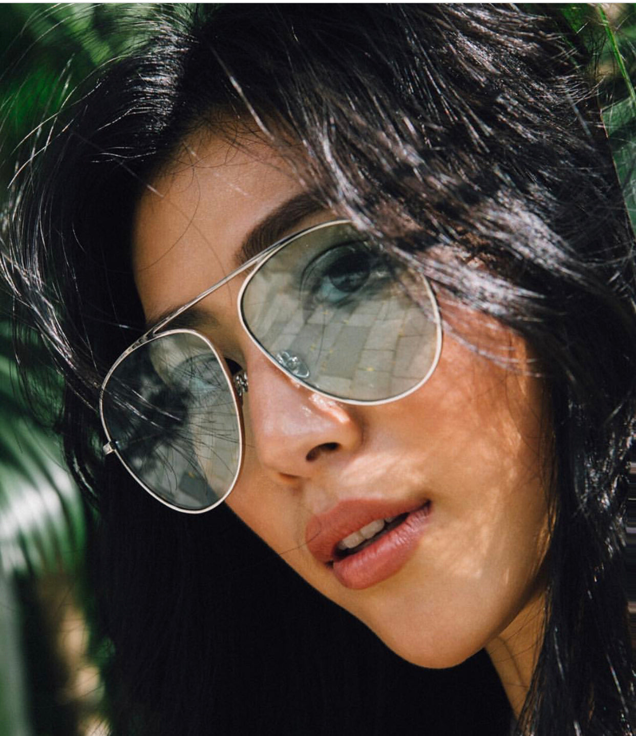 莫莉 Molly Chiang wears REVE aviator sunglasses