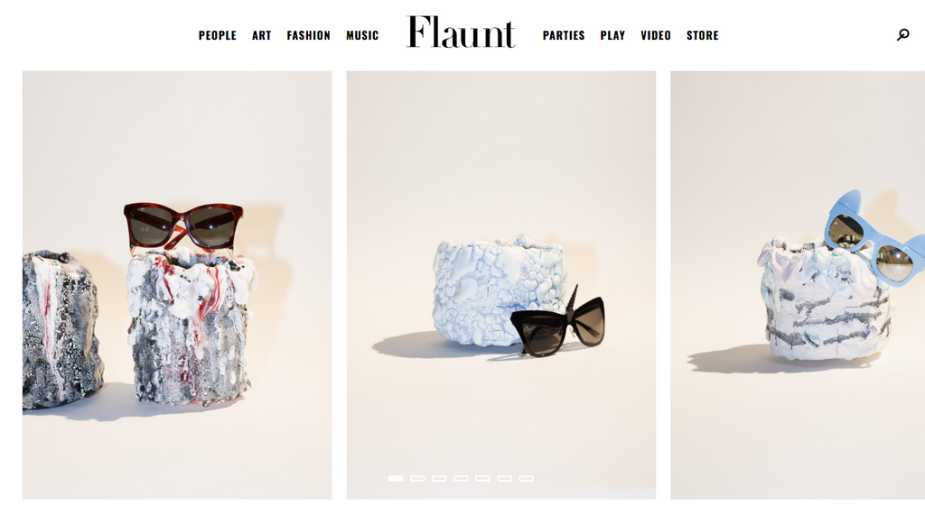 REVÉ and Brian Rochefort collaboration featured in Flaunt magazine 