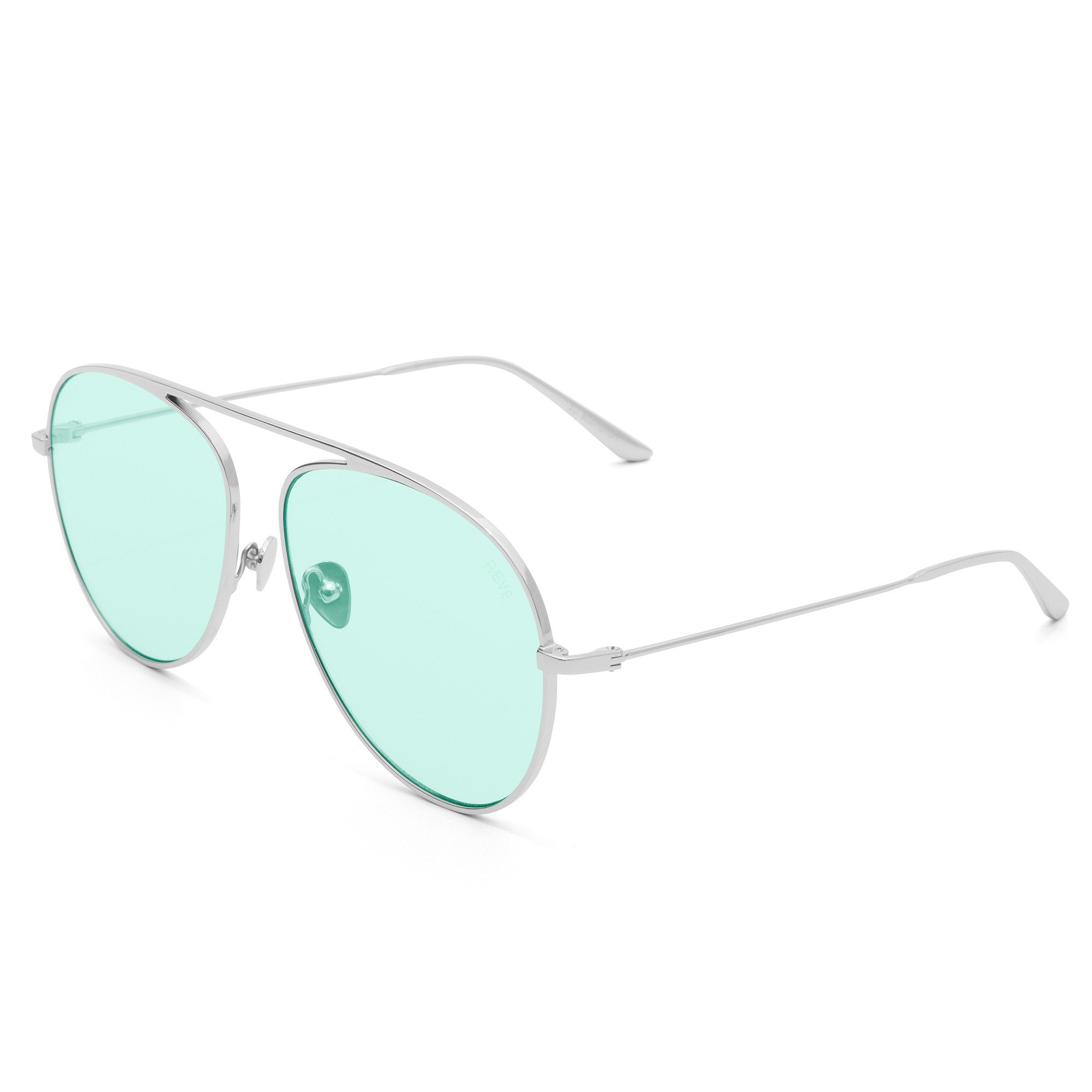 REVE by RENE jellybean green sunglasses