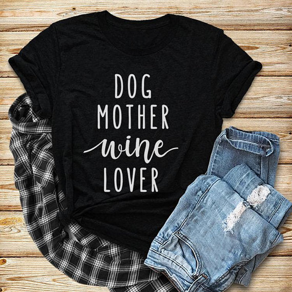 dog mother wine lover sweatshirt