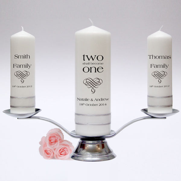 family unity candle set