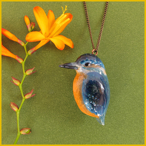 Kingfisher necklace