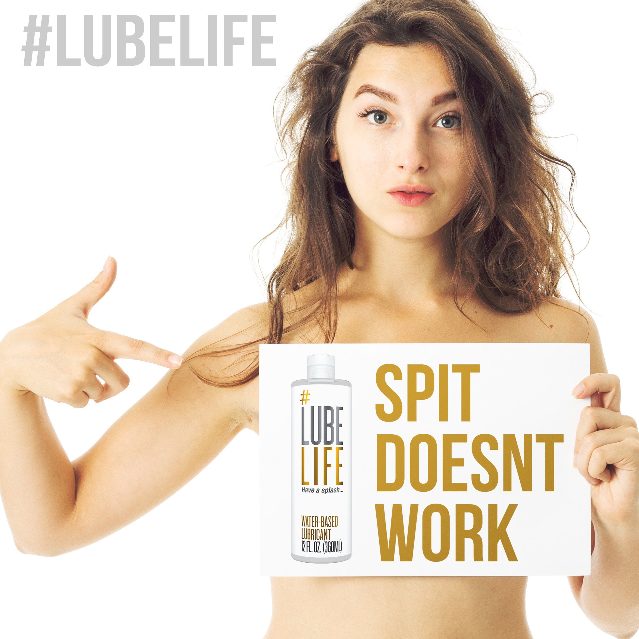 Lube up with spit