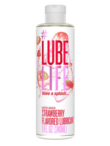 Lube Life Strawberry Flavored Lubricant Render 