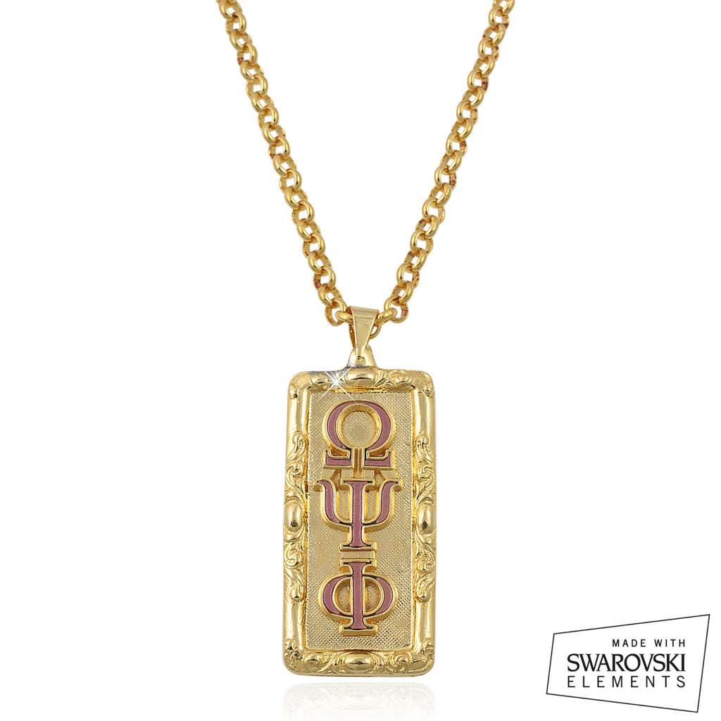 omega psi phi gold chain