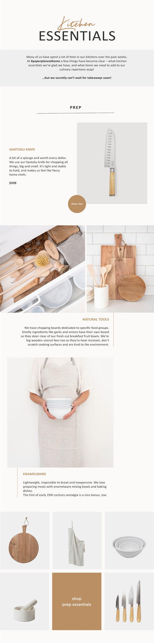 Kitchen Essentials  - Homeware – Paper Plane Store – Mount Maunganui 