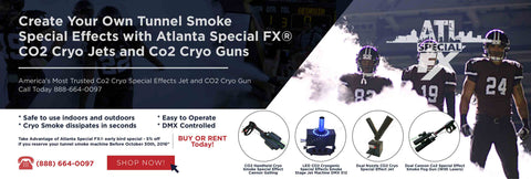 CO2 team tunnel smoke fog machines ATL SPECIAL FX®