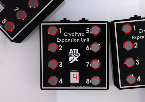 CryoPyro Expandable DMX 512 Push Button Controller