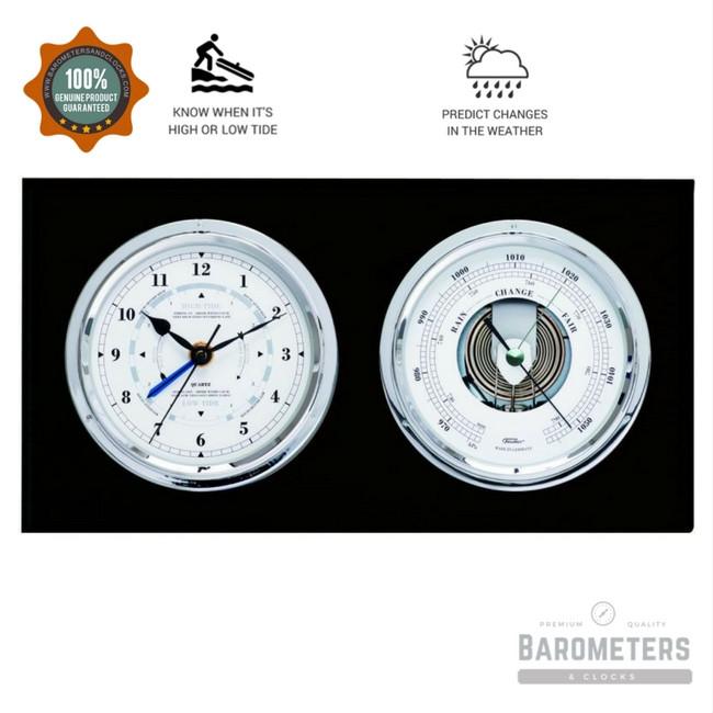 tide clock barometer combo