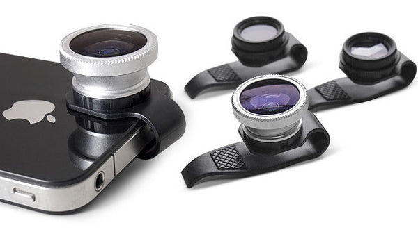Clip on lens for iPhone