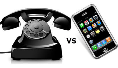 landline vs cell phone