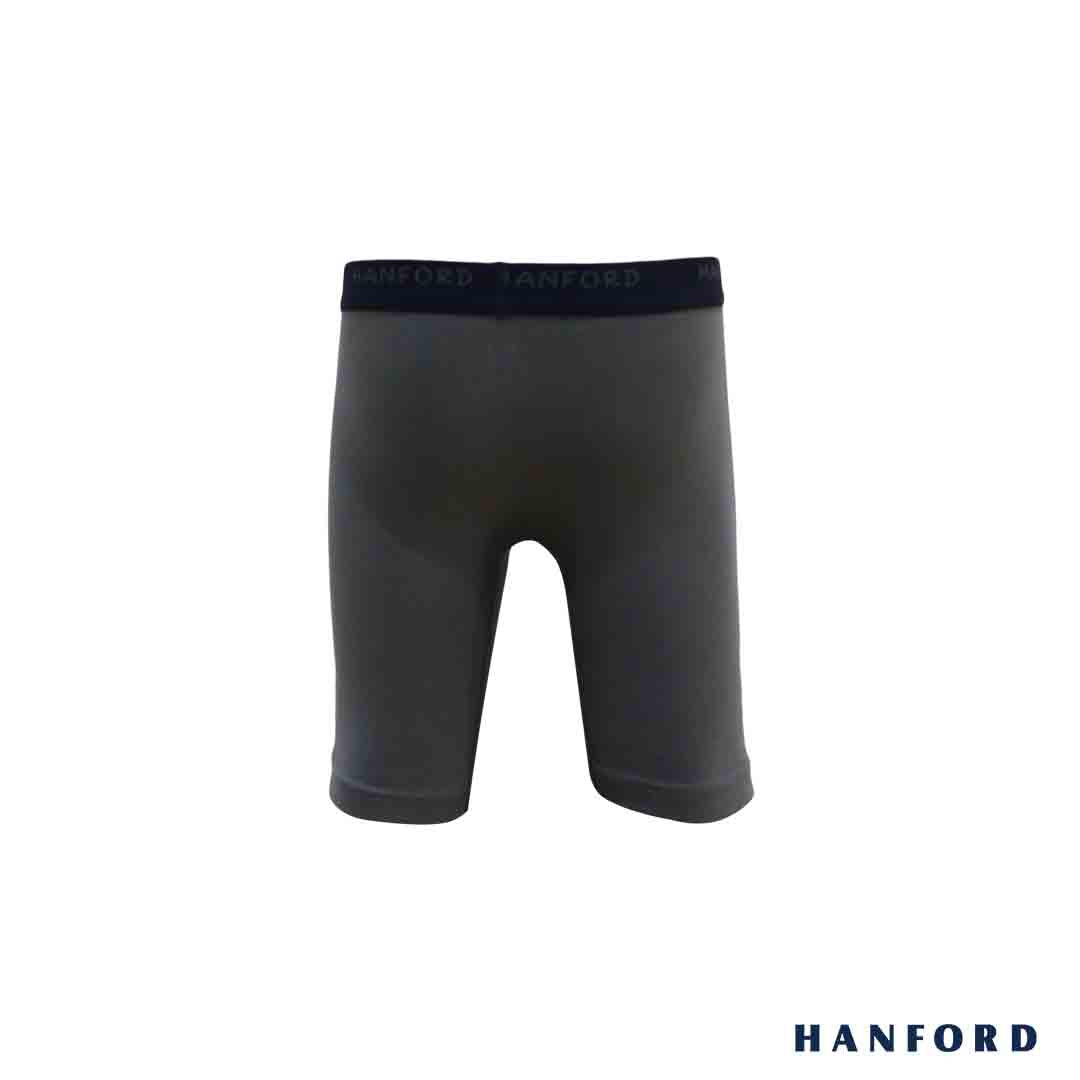 Hanford Kids/Teens Cotton w/ Spandex Knee Shorts - Finster2/MuscleGray â HANFORD