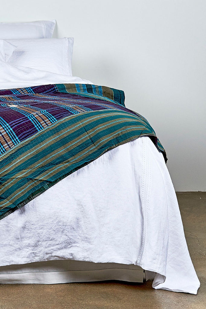 Iris & Tan Plaid