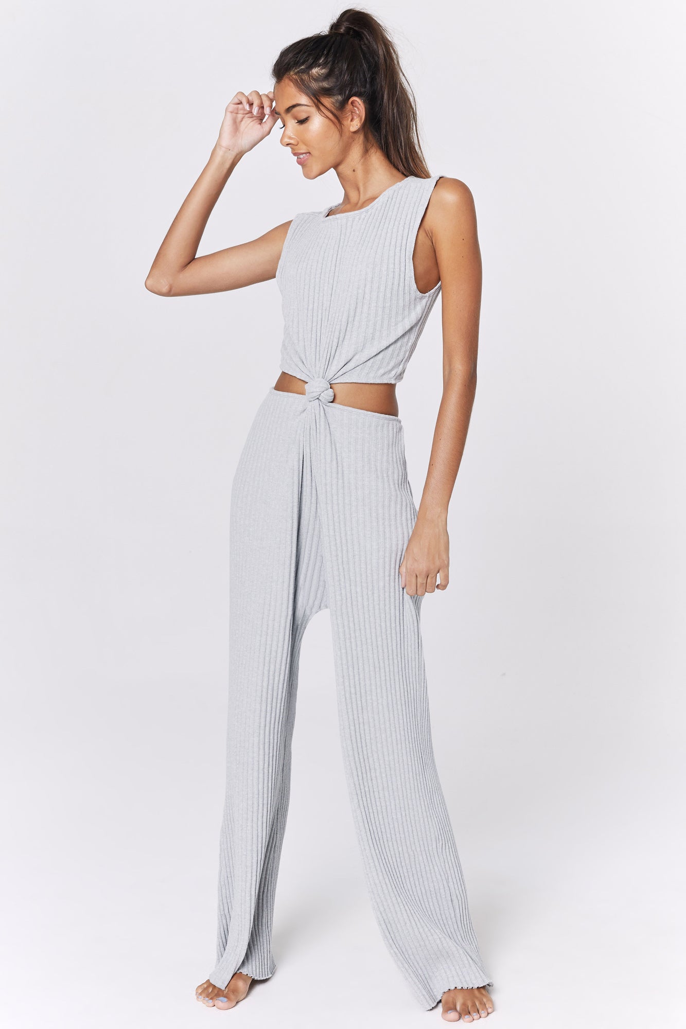 isa rib jumpsuit