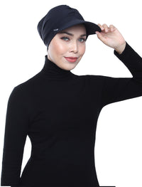 Aqua Sol Turban Cap - Black