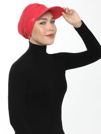 Aqua Sol Turban Cap - Chilli Red