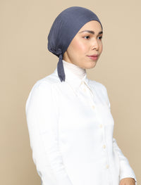 Bonnet Soft Jersey Underscarf - Charcoal Grey