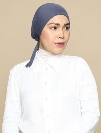 Bonnet Soft Jersey Underscarf - Charcoal Grey