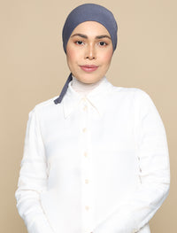 Bonnet Soft Jersey Underscarf - Charcoal Grey