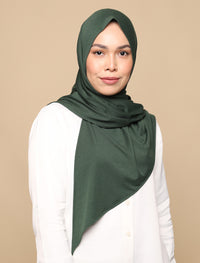 Basic Tri Scarf Onesie - Forest Green