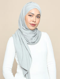 Lux Turban Soft Jersey - Light Grey