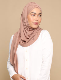 Lux Turban Soft Jersey - Milk Tea