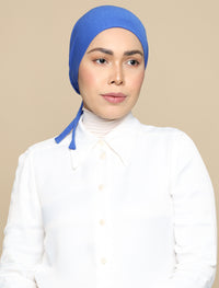 Bonnet Soft Jersey Underscarf - Royal Blue