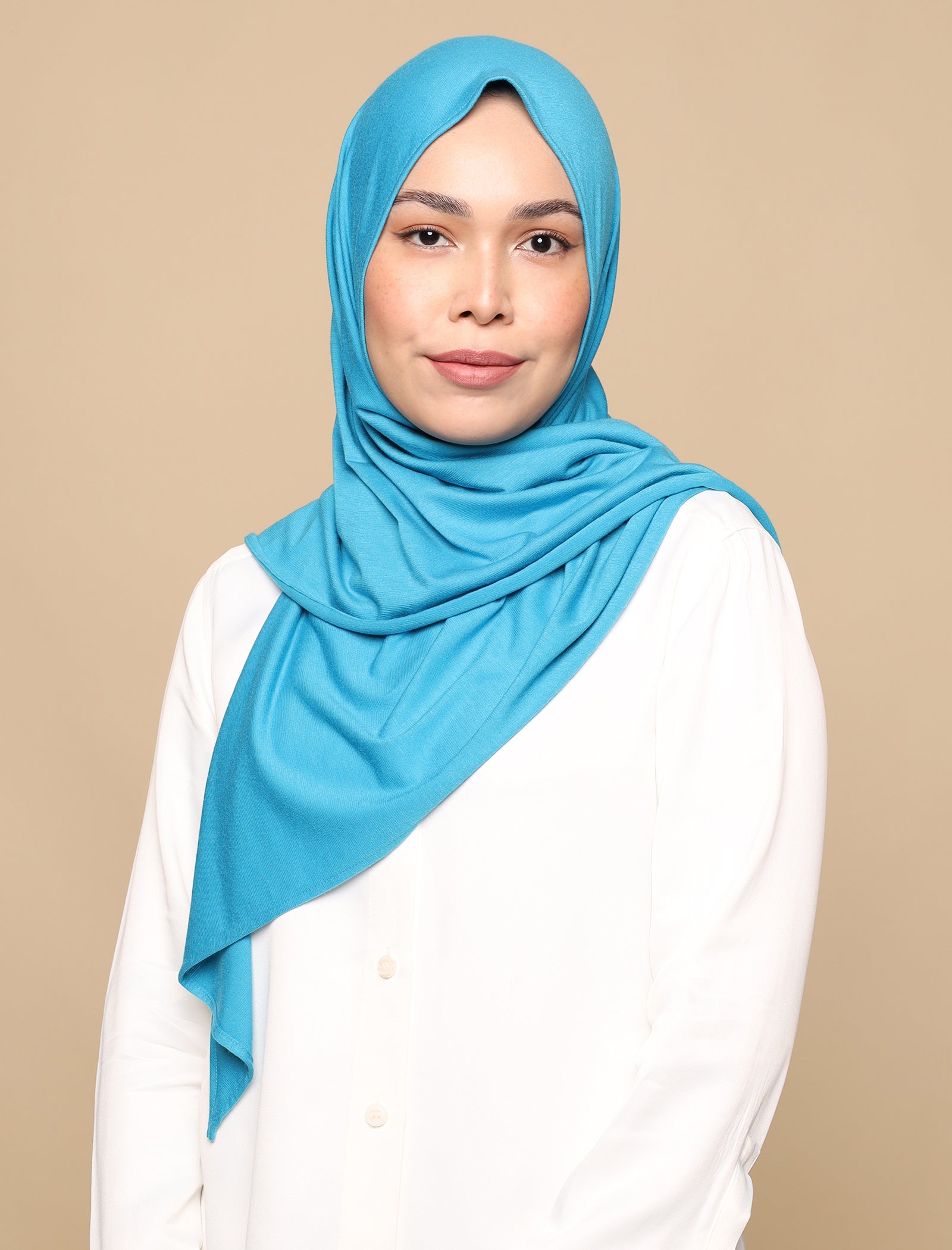 Basic Tri Scarf Onesie - Sky Blue