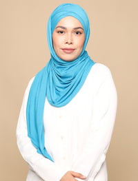 Lux Turban Soft Jersey - Sky Blue