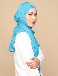 Lux Turban Soft Jersey - Sky Blue