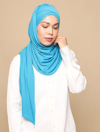 Lux Turban Soft Jersey - Sky Blue