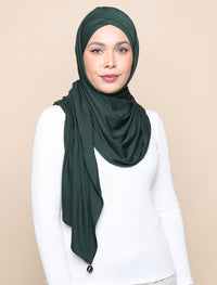 Lux Turban Soft Jersey - Forest Green