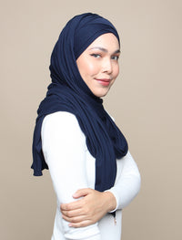 Lux Turban Soft Jersey - Navy