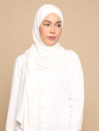 Lux Turban Soft Jersey - White