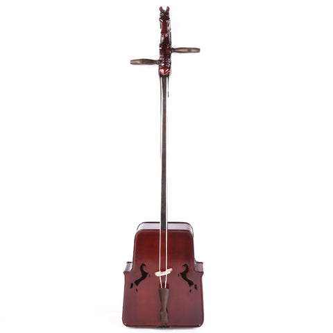プロな老紅檀製バイオリンタイプの馬頭琴内モンゴル楽器販売