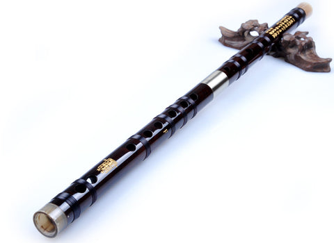 Buy Concert Grade Chinese Black Sandalwood Flute Dizi Instrument with Accessories