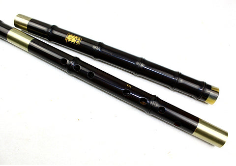 Buy Master Made Chinese Black Sandalwood Flute Xiao Instrument 3 Sections With Case