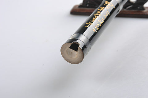 Study Level Black Color Purple Bamboo Flute Xiao Instrument Chinese Shakuhachi One Section