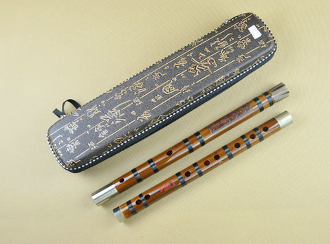 Buy Concert Grade Bitter Bamboo Flute Chinese Dizi Instrument with Accessories 2 Sections