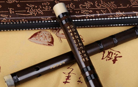 Buy Concert Grade Chinese Laos Acid Wood Flute Dizi Instrument with Accessories