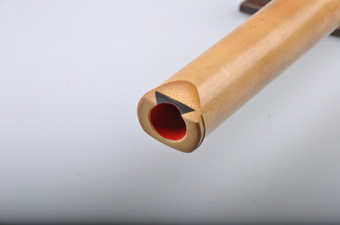 Buy Master Made Aged Bamboo Japanese Shakuhachi with Inner Painting Tang Style Mouthpiece