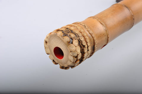 Buy Master Made Aged Bamboo Japanese Shakuhachi with Inner Painting U Style Mouthpiece